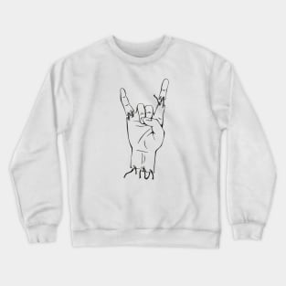 Black Zombie hand Crewneck Sweatshirt